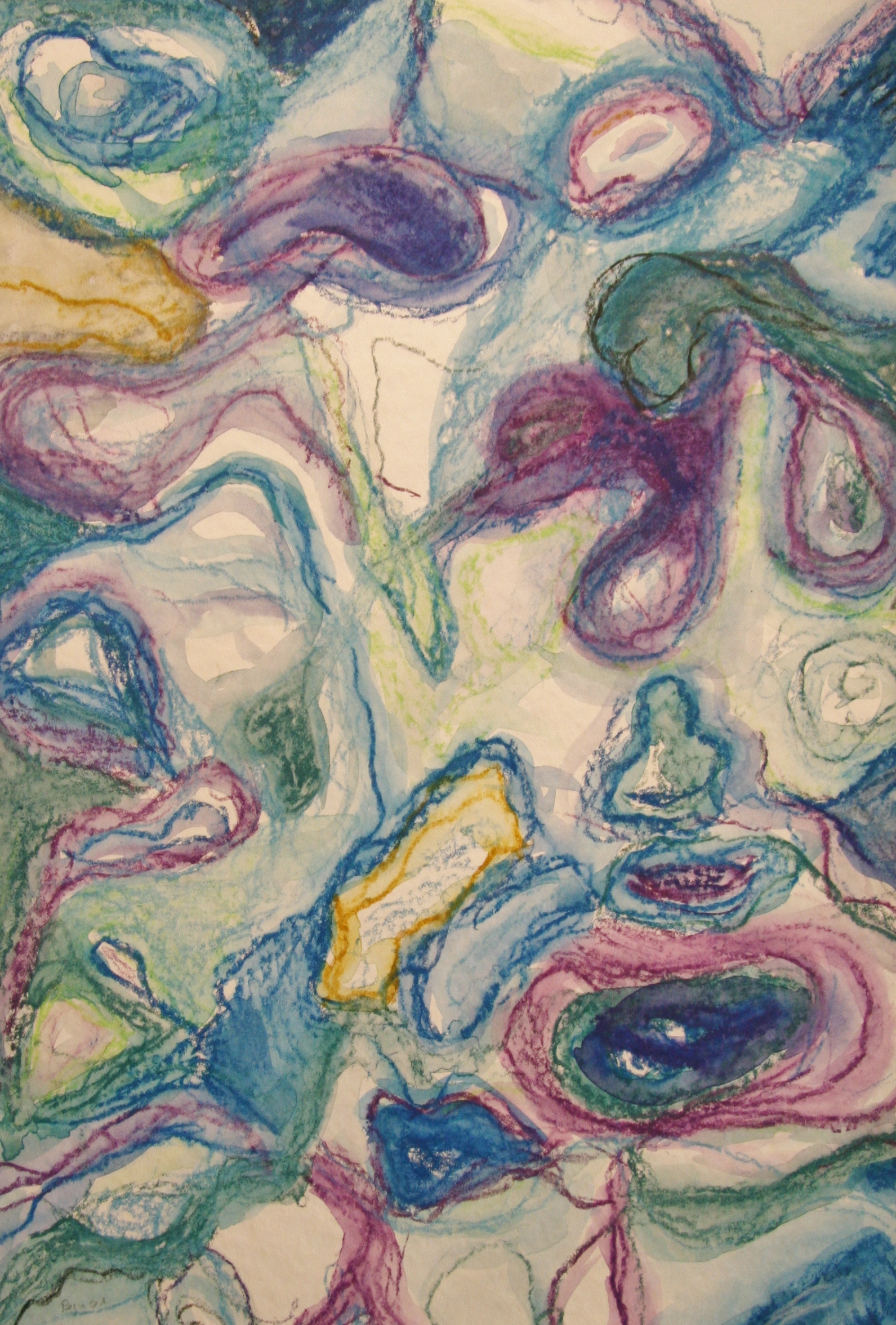 A Jade trifft Amethyst 01 Regula Frei Atelier Farbspur